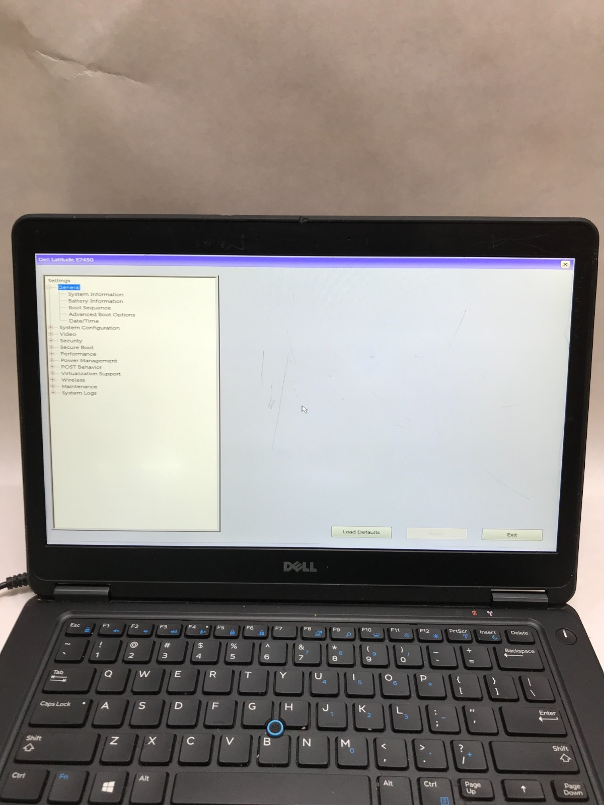 Dell Latitude E7450 14″ Intel Core i5 8GB RAM NO HDD/OS For Parts BAD LCD!! – DW