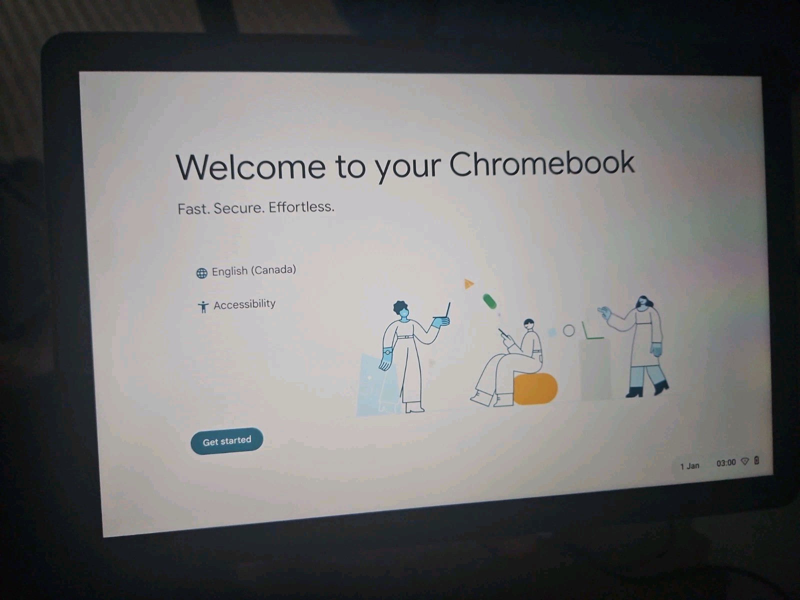 Lenovo IdeaPad Duet Chromebook CT-X636F Tablet 64GB Ice Blue/Grey