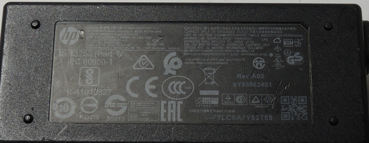 HP Laptop 14-dk1025wm (DEAD, NO POWER, LIQUID DAMAGE, PARTS ONLY, NON-FUCTIONAL)