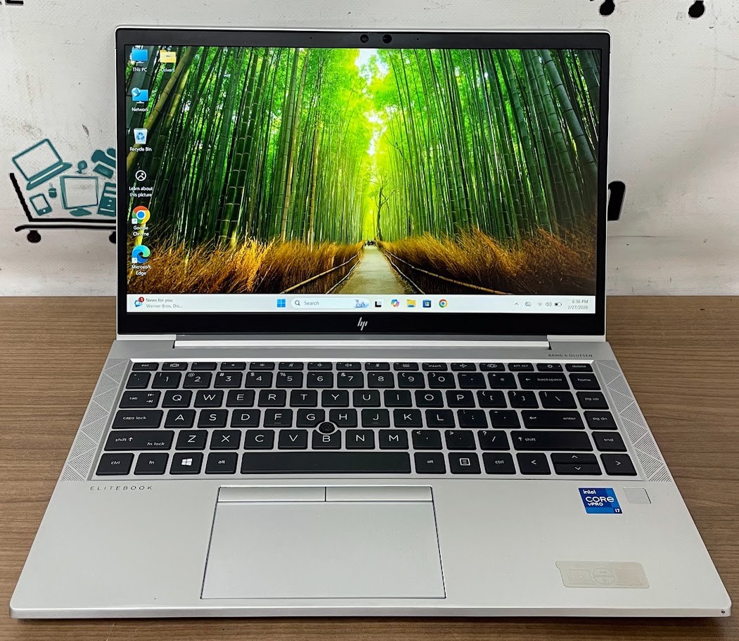 HP EliteBook 840 G8 14” FHD 1080p W11 Pro i7-11th 3.0GHz 16gb RAM 256gb SSD