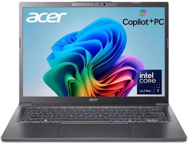 Acer Aspire 14 AI Copilot+ ^^ 14 in WUXGA Display ^^ Intel Core Ultra 7 256V