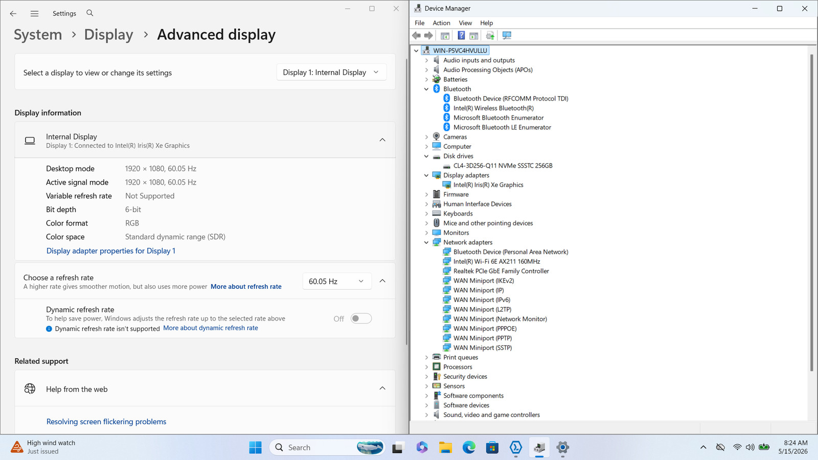 Dell Latitude 3540 15″ FHD I7-1355U 256GB SSD 16GB W11P Webcam Backlit
