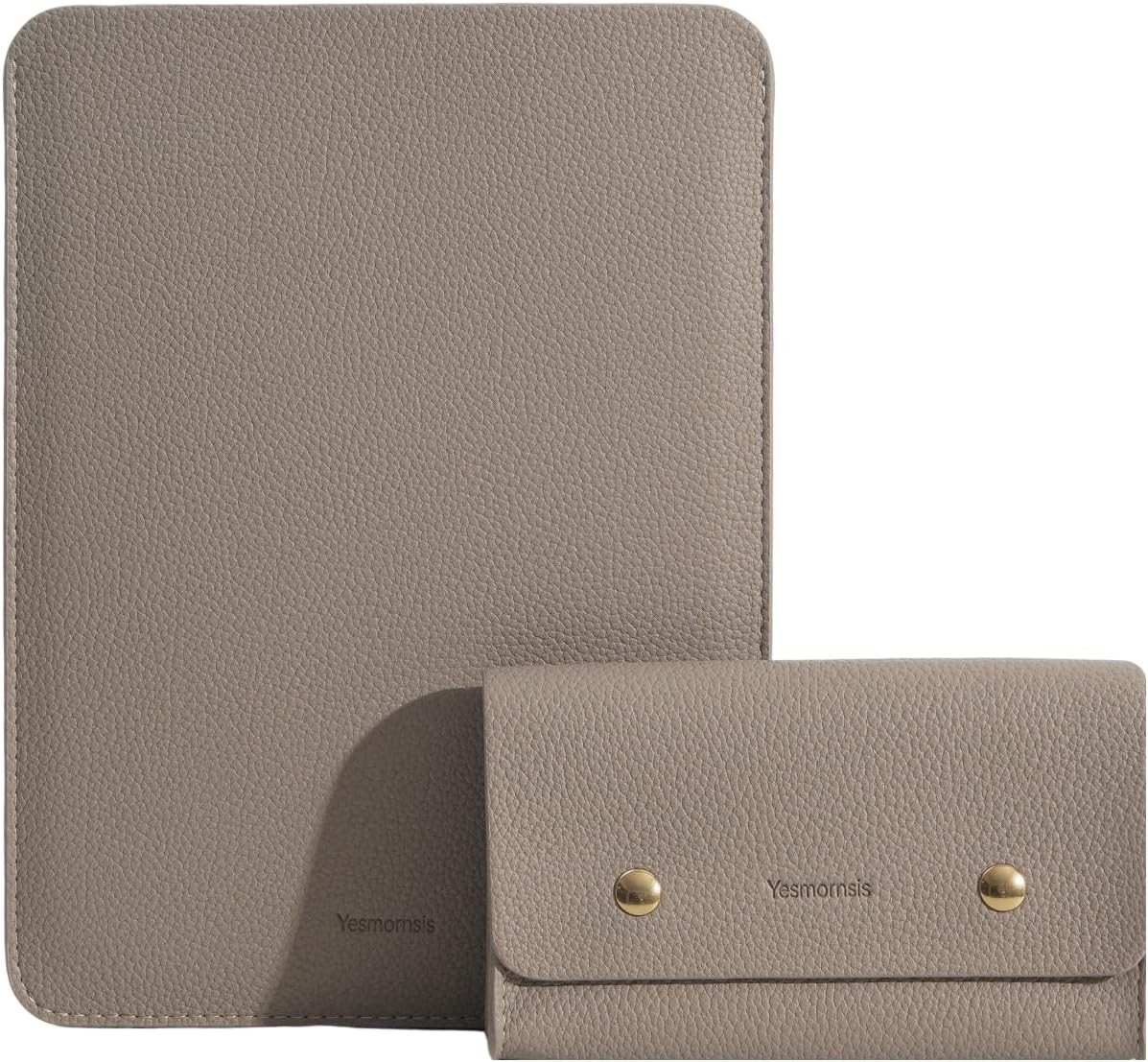 Camel PU Leather Padded Laptop Sleeve Bag 13″ Compatible with MacBook Pro & Air