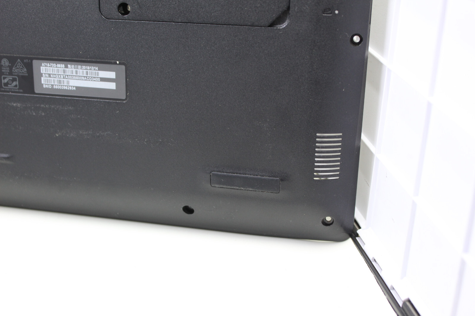 100% Genuine Acer Aspire A715-72G 15″ Keyboard & Top Cover Replacement