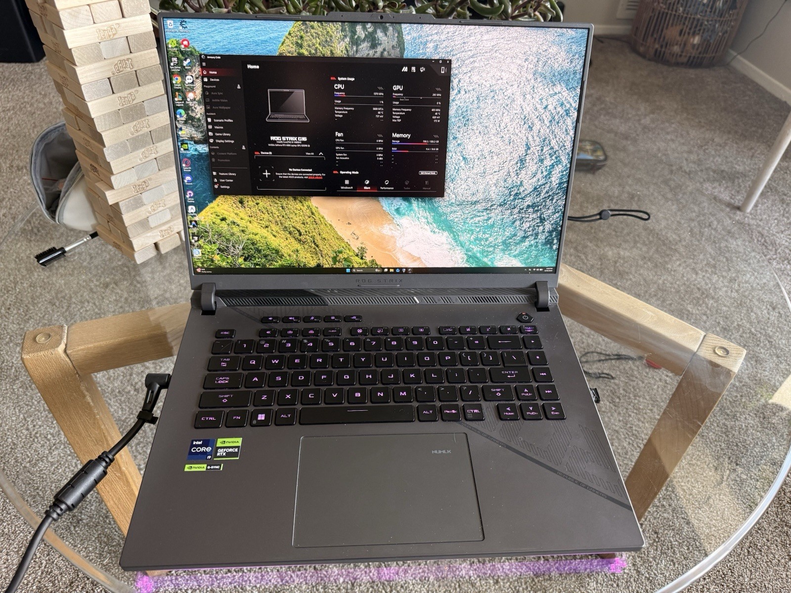 ASUS ROG Strix G16 16″ i9-14900HX RTX 4080 32GB 1TB SSD W11H Gray