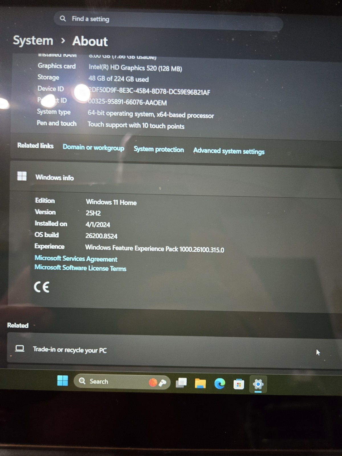 Dell Inspiron 13 7353 2-in-1 Touch Laptop i5-6200U 8GB RAM 256GB SSD Win11