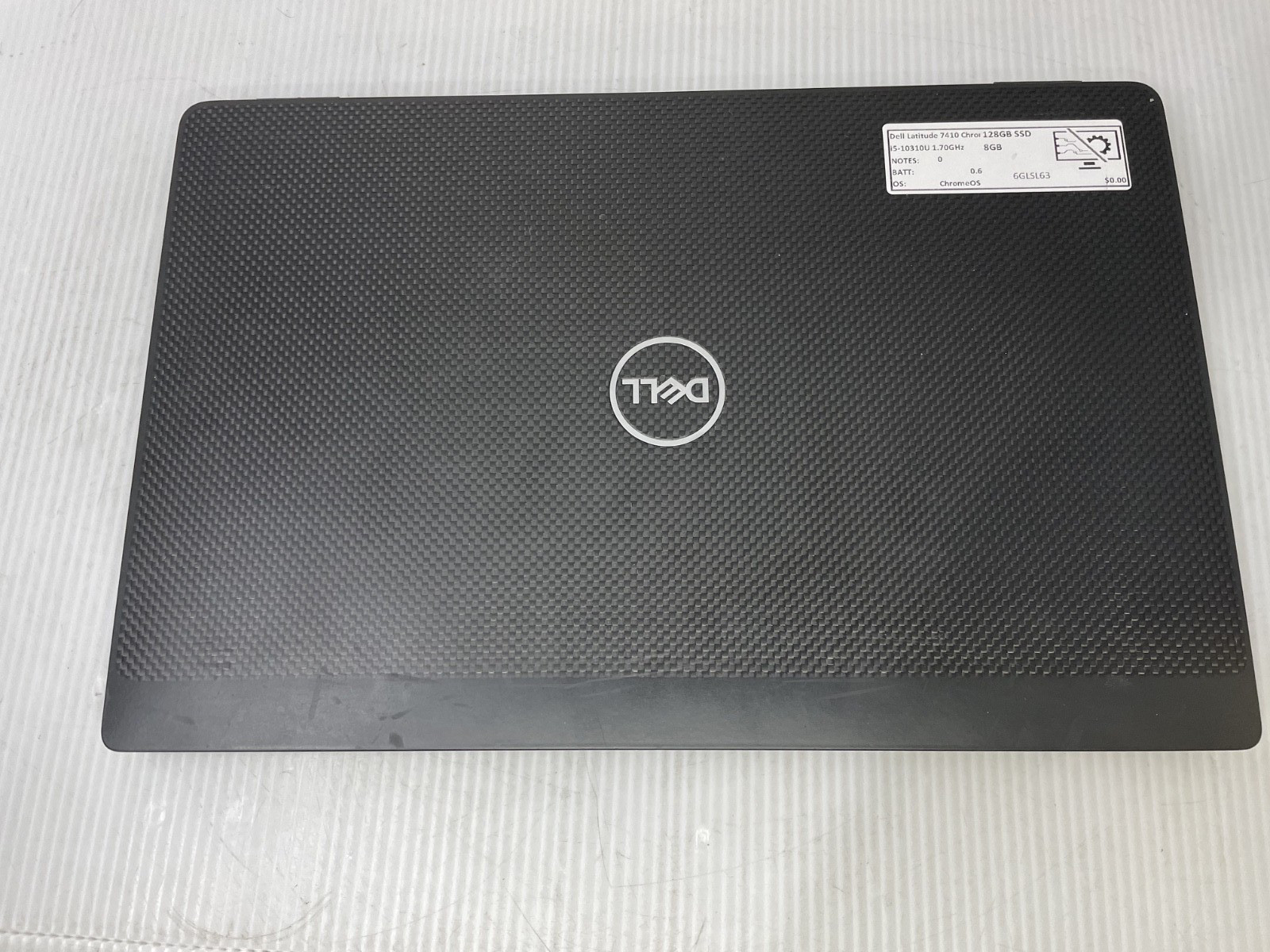 Dell latitude 7410 Chrome i5-10310U 8GB 128GB ChromeBook 60% Batt Health 6GLSL63