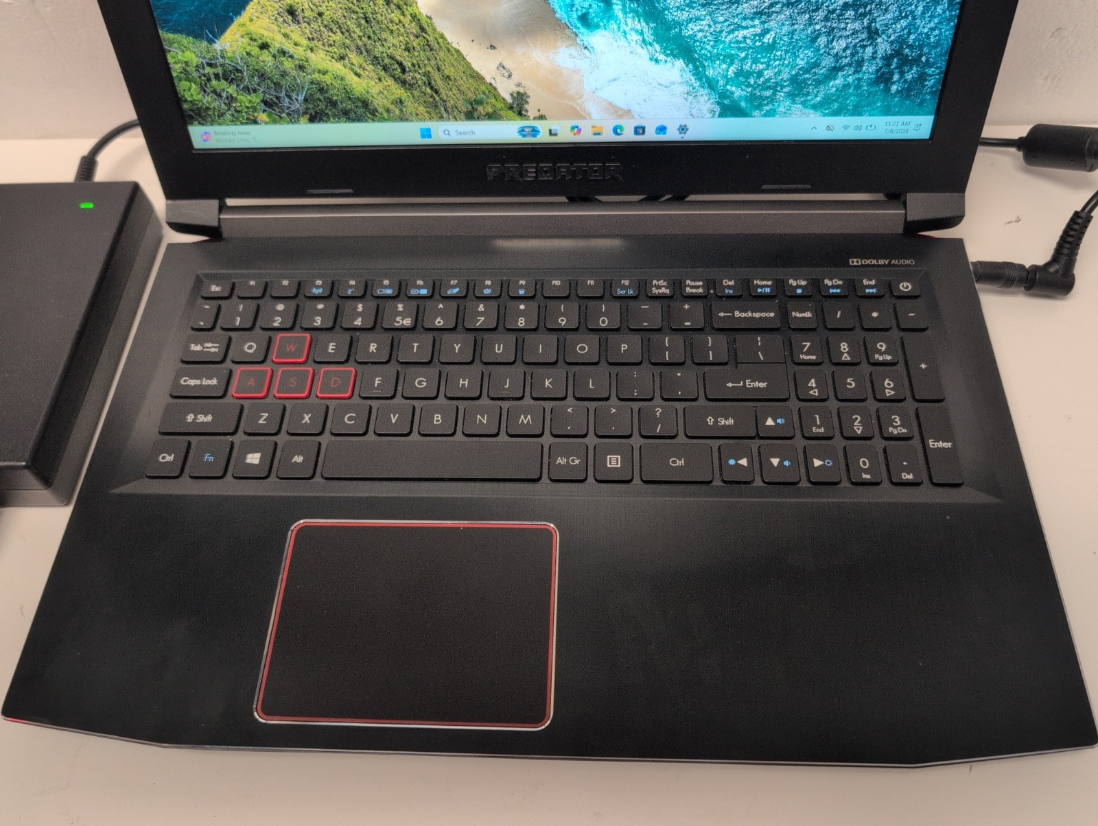 🎸 ACER Predator G3-571 15.6″ Laptop i7-7700HQ /16GB/256GB/GTX 1060 6GB/Win11