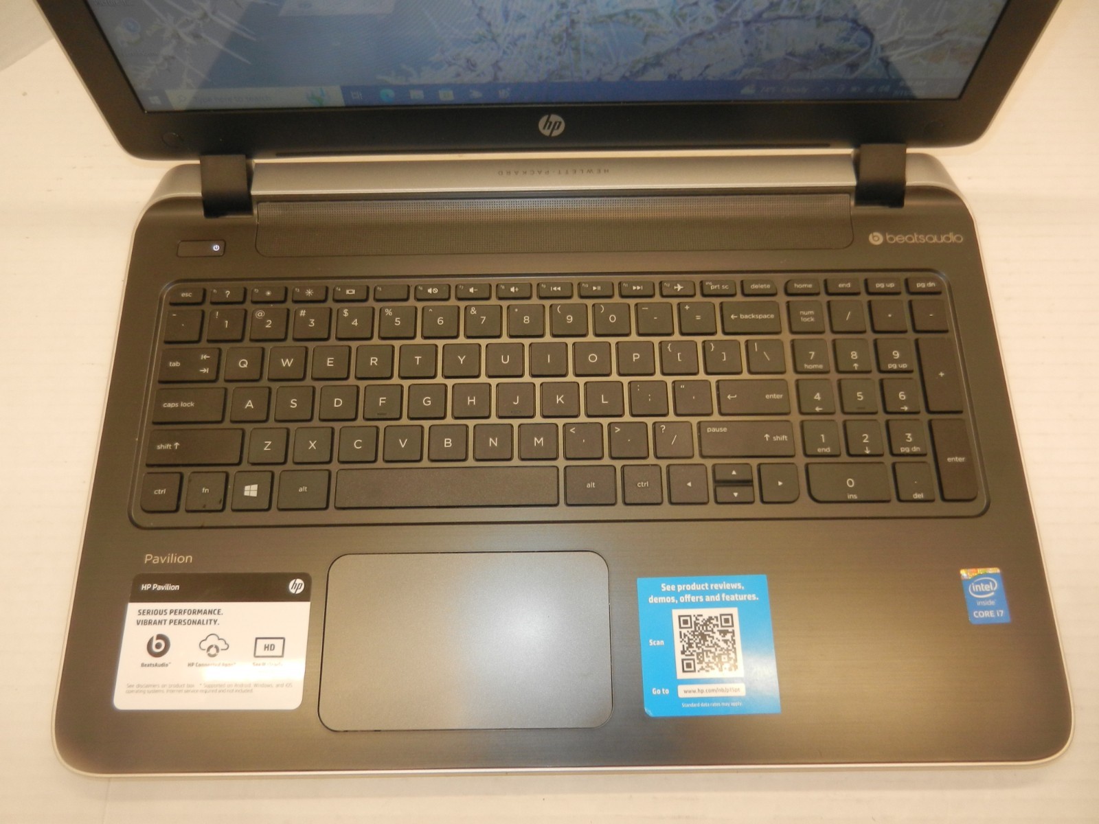 HP PAVILION 15-P100DX 15.6″ CORE i7-4510U@2.0GHz 6GB RAM 750GB HDD WINDOWS 10