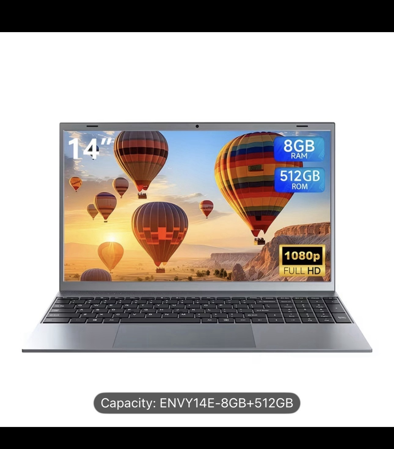 Intel Pentium J3710 15.6″ Laptop 8GB RAM 256GB SSD IPS FHD Stereo Speakers Wi-Fi
