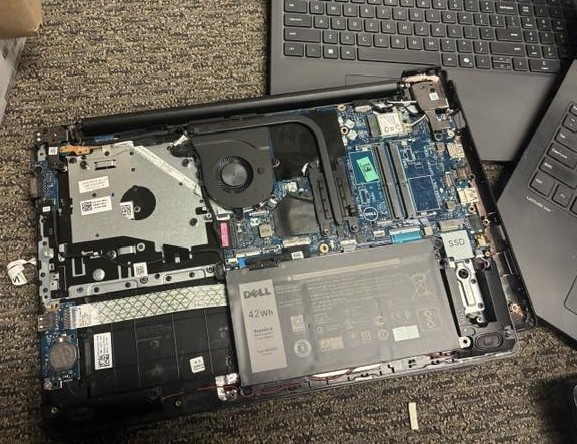 Box of laptops