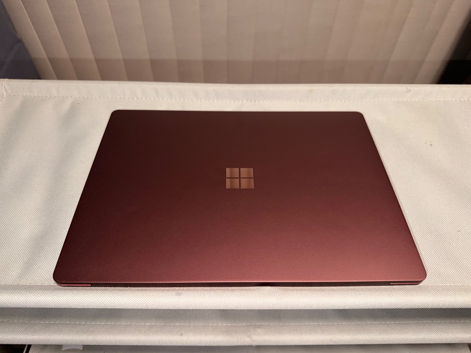 Windows10 Pro 13in. Burgundy Microsoft Surface laptop perfect condition.