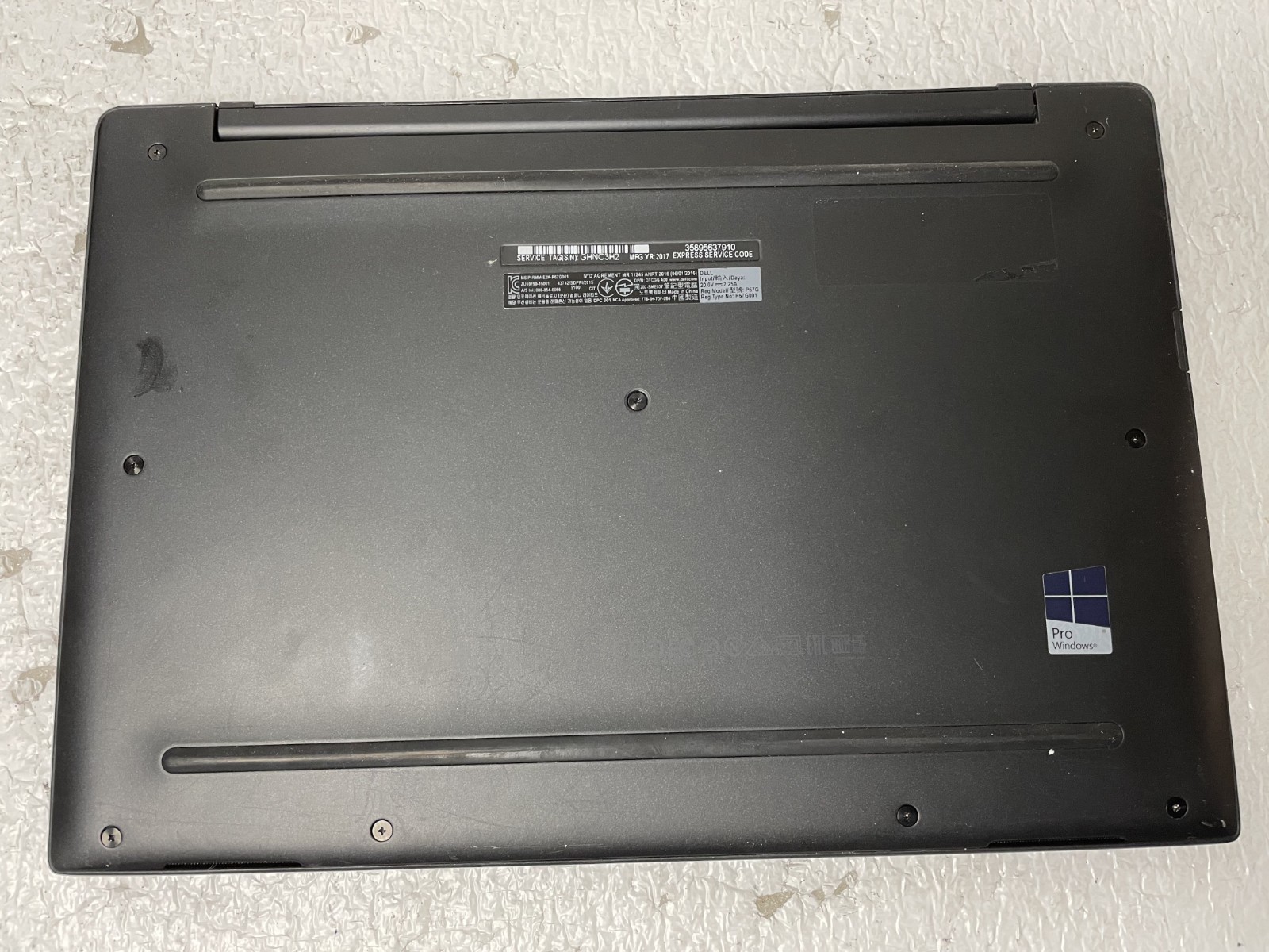 Dell Latitude 7370 m7-6Y75 @1.20GHz 8GB RAM NO SSD Touchscreen For Parts *READ