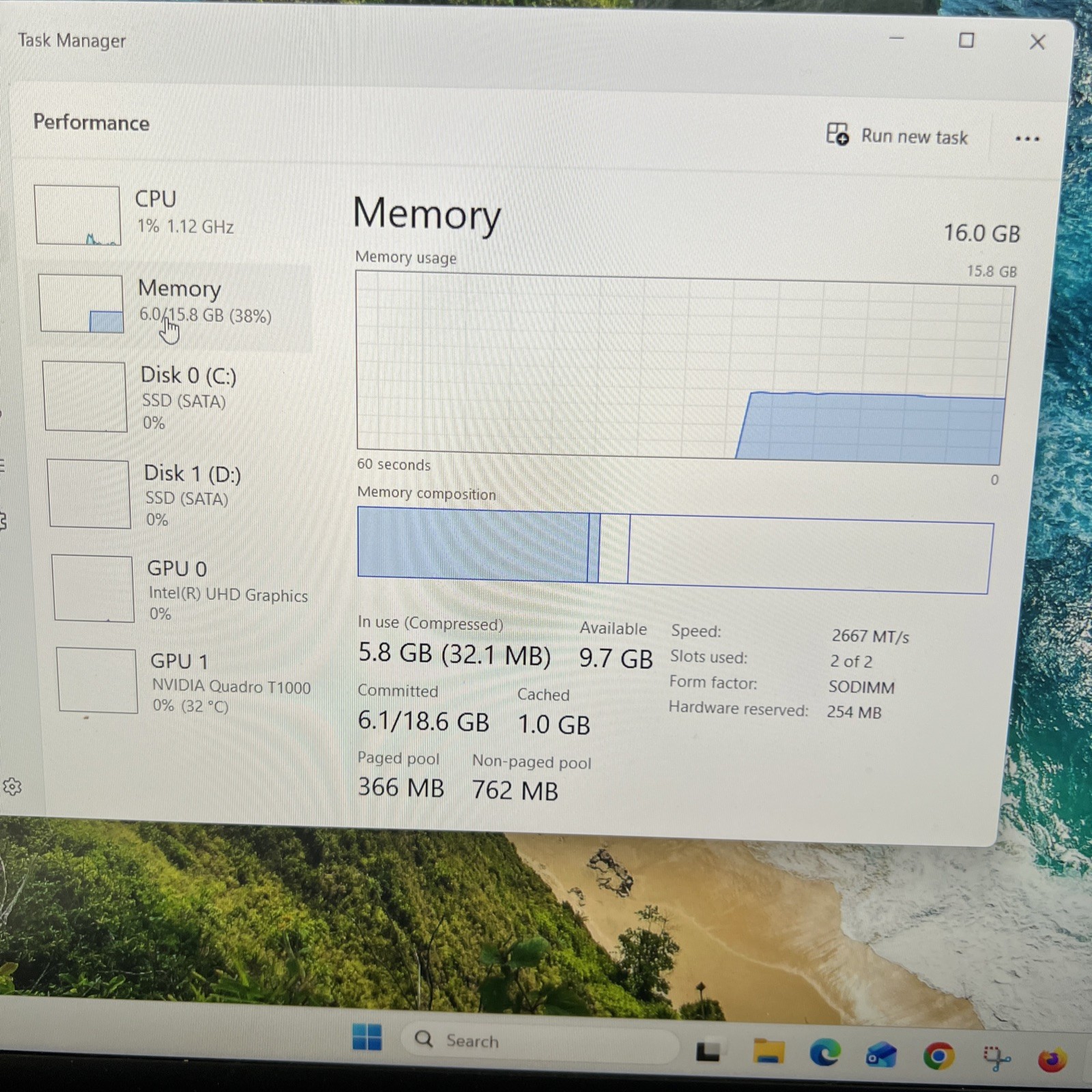 Dell Precision 5550 I7-10750H @ 2.60GHZ 512GB SSD 16GB Ram Windows 11 Pro
