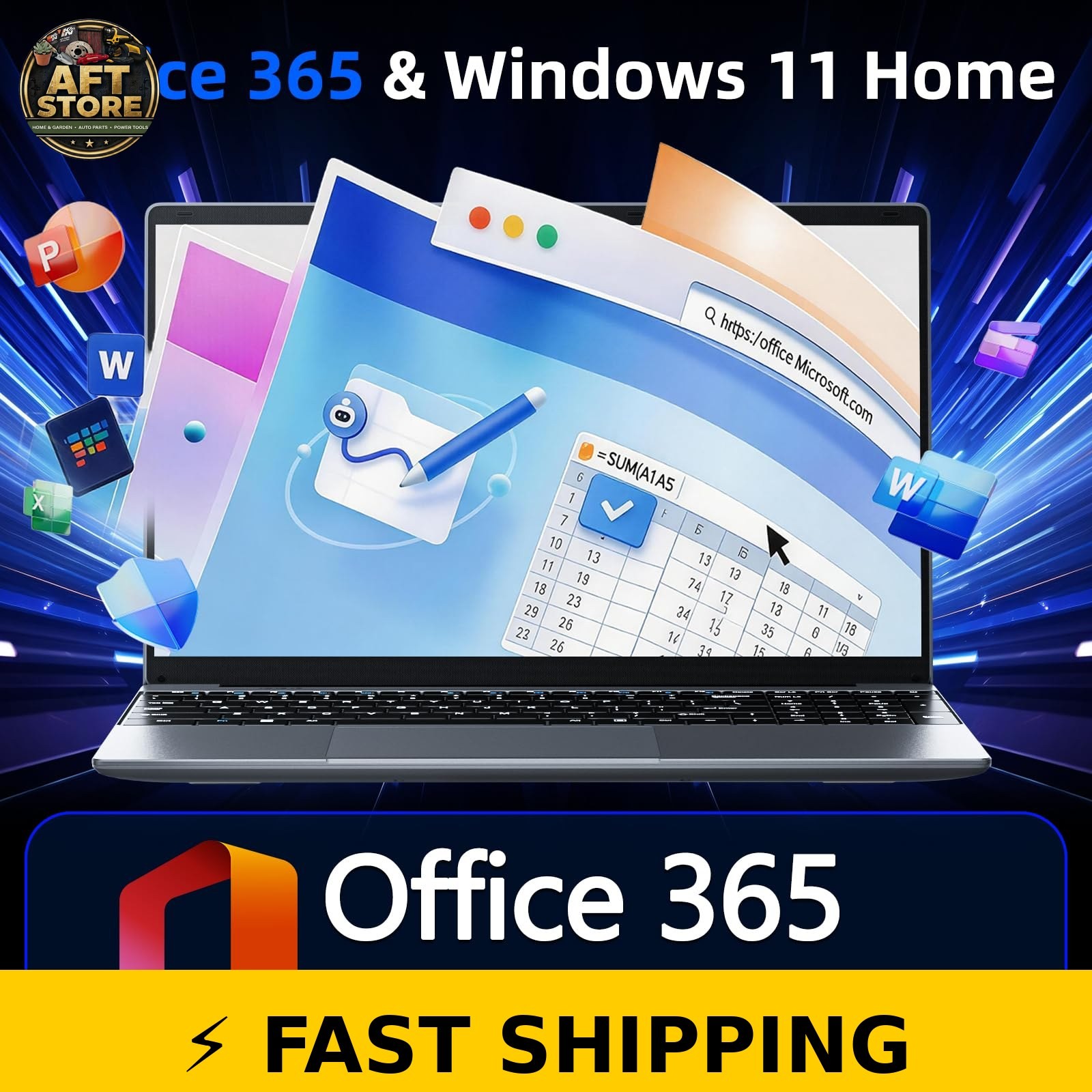 MELIUNA 15.6″ Laptop, 6GB RAM, 128GB SSD, Win 11, AI Features, Gray