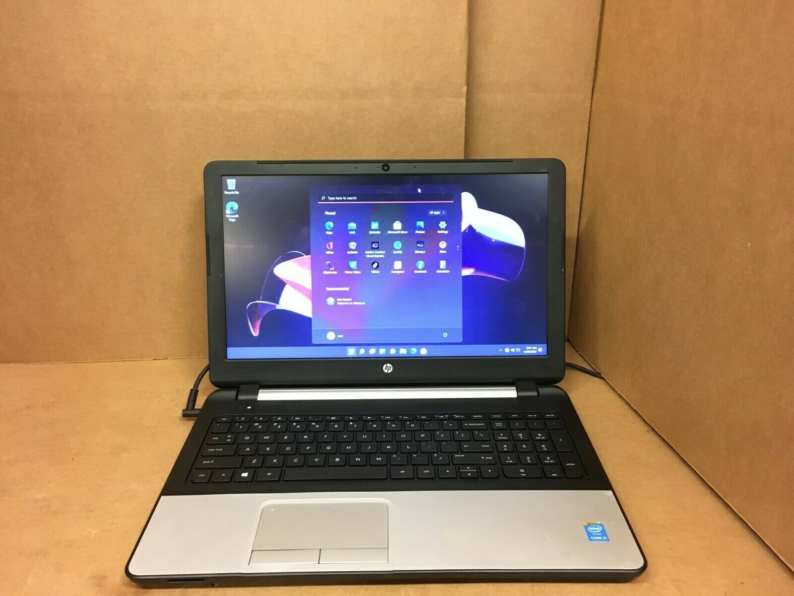 HP 350 G1 LAPTOP 15.6″ i3-4005U, 1.7Ghz 4GB 500GB, WEB CAM, WINDOWS 11 PRO