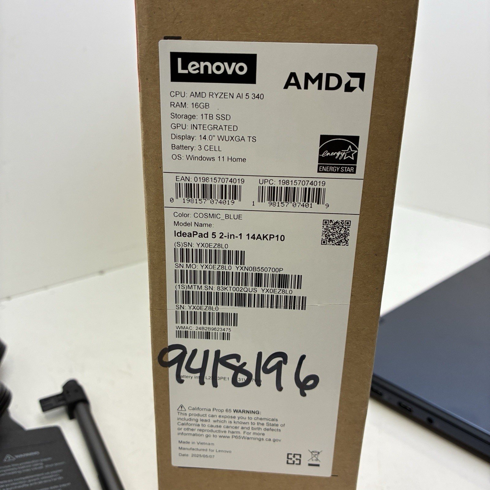 Lenovo IdeaPad 5 2 in 1- 14akp10 14” 16GB Ram 1TB Ryzen AI 5 340 Windows 11 Home