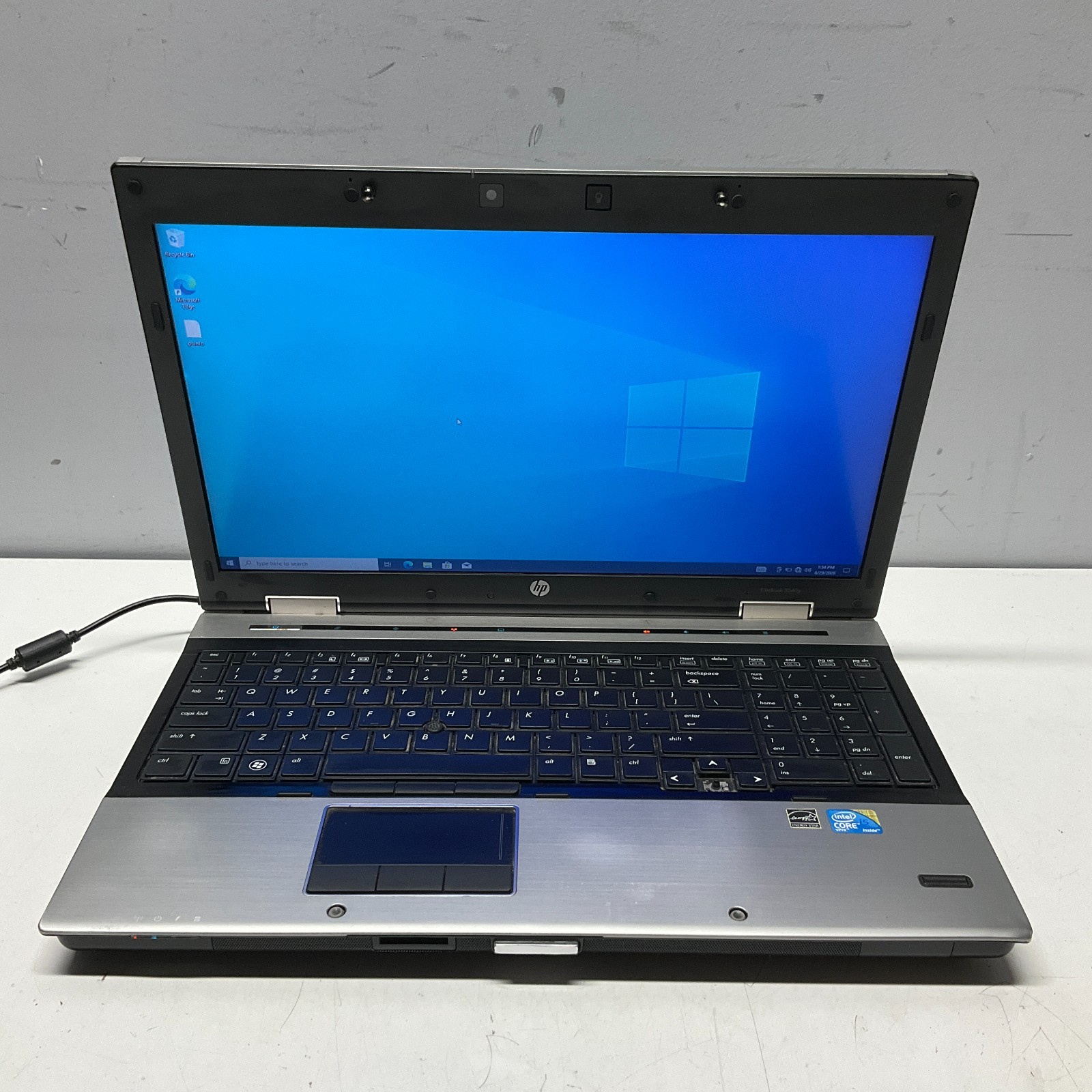 15.6″ HP ELITEBOOK 8540P | i5-M520 @ 2.40 GHz 2GB 256GB SSD Windows 10 Pro
