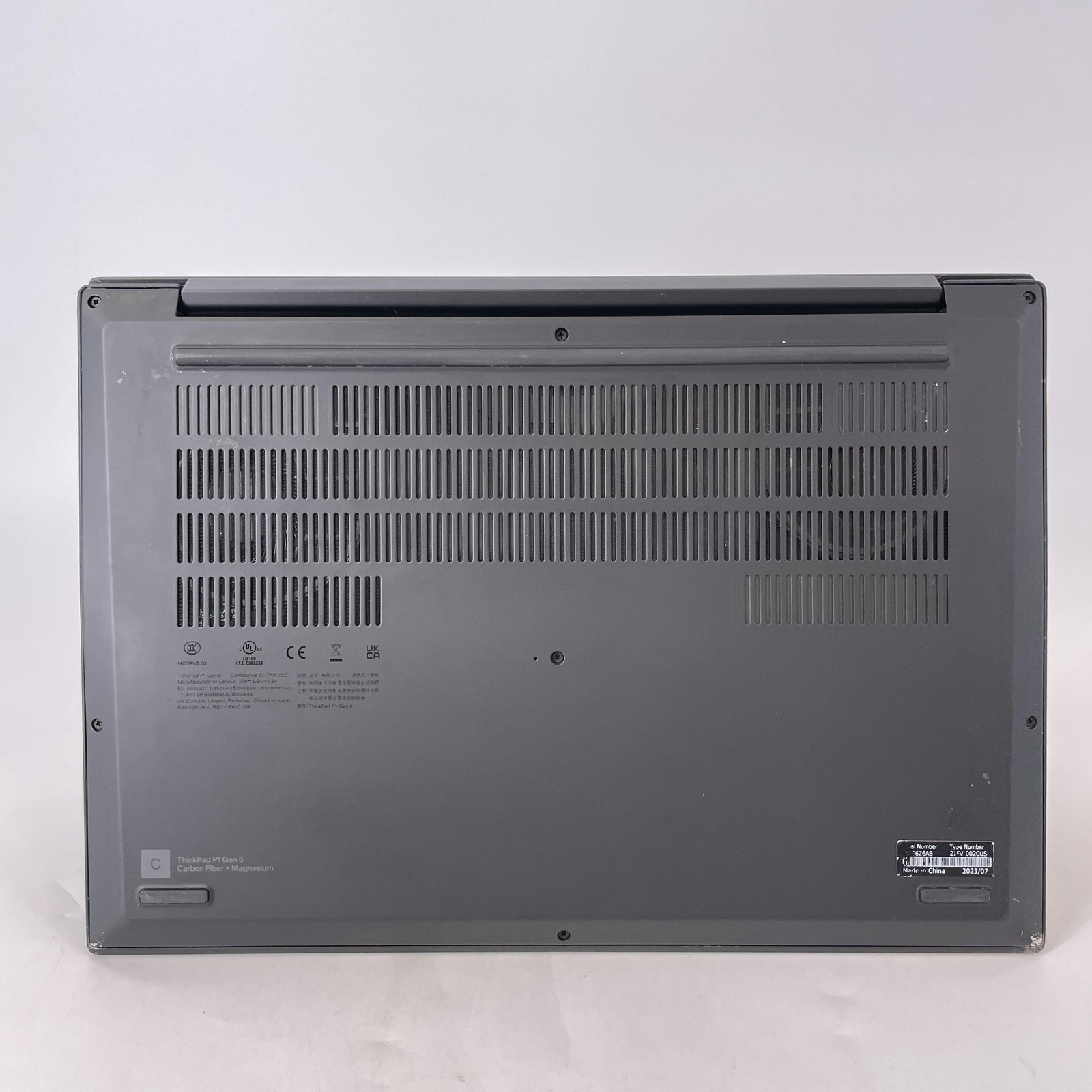 Lenovo ThinkPad P1 Gen 6 16 UHD+ TOUCH i7-13800H 32GB 1TB RTX 3500 BAD USB PORT