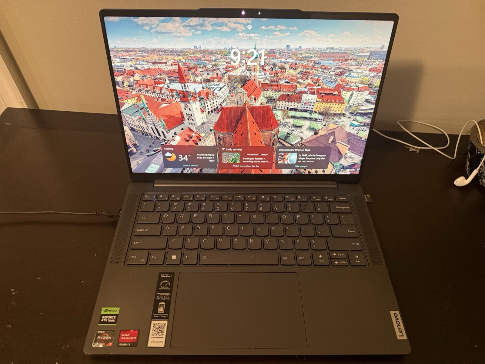 Lenovo Slim Pro 7 14” 90hz AMD Ryzen 7 RTX 3050 16GB RAM 512GB SSD