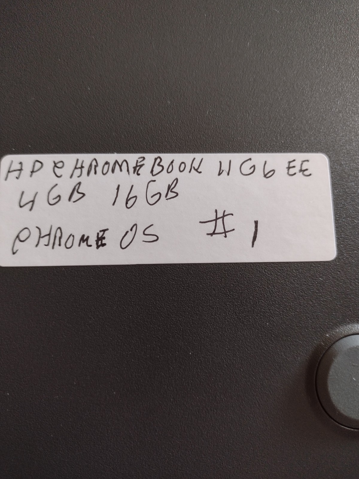 HP Chromebook 11 G6 EE 11.6″ 16GB N3350 ChromeOs dark gray runs well nice clean