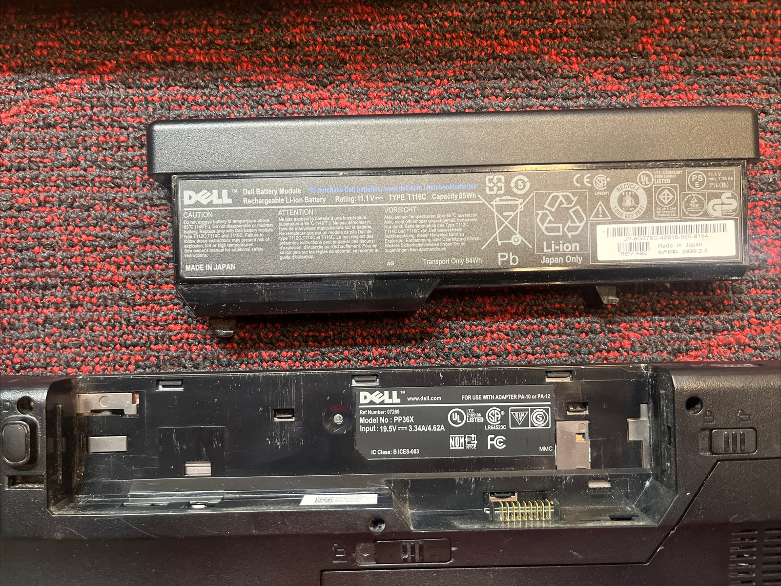 Dell Vostro 1510 Core 2 Duo Laptop Untested