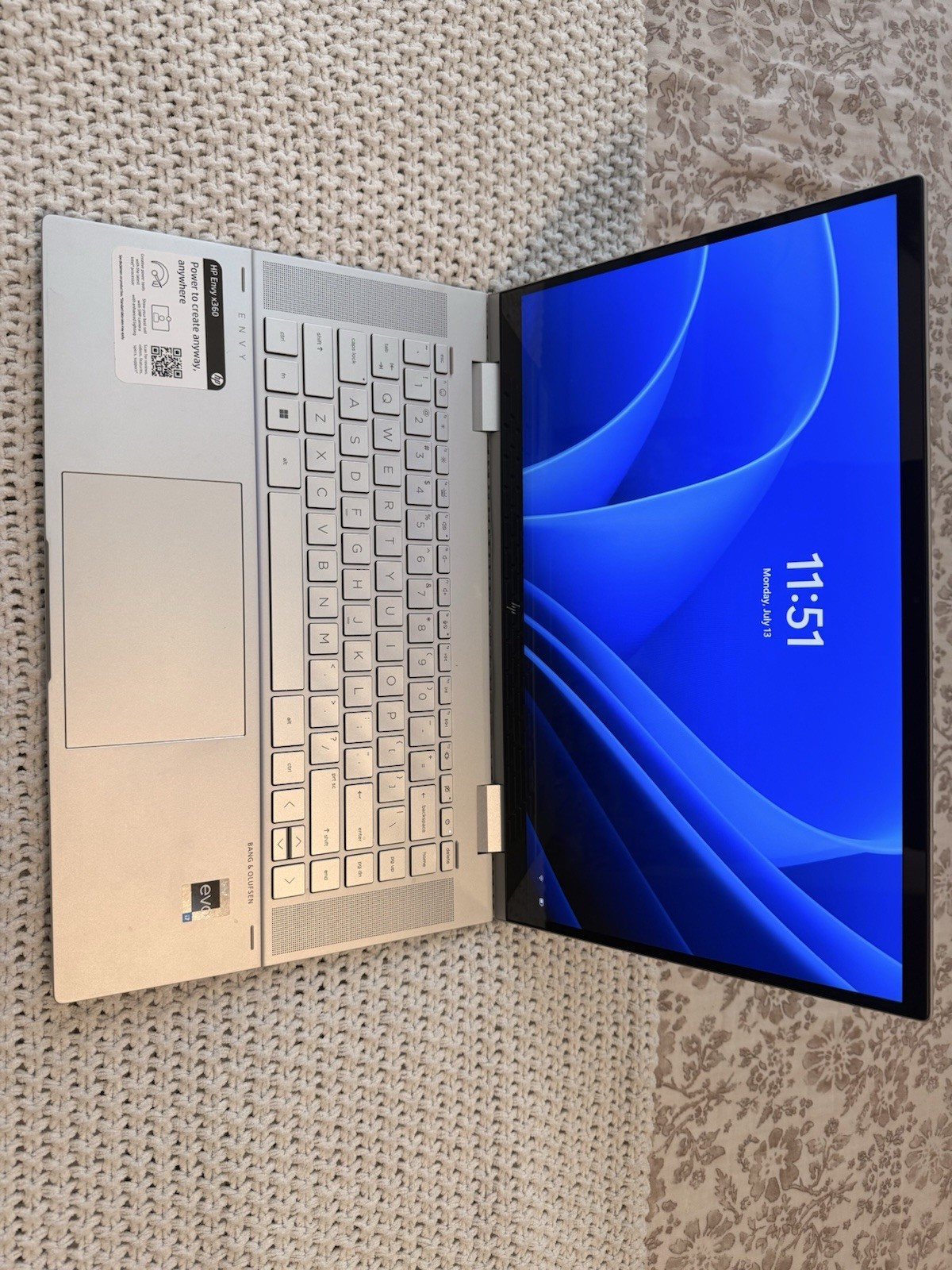 HP ENVY x360 15.6” (512GB SSD Intel Core i7-1255U 16GB RAM) 2-In-1 Touch Laptop