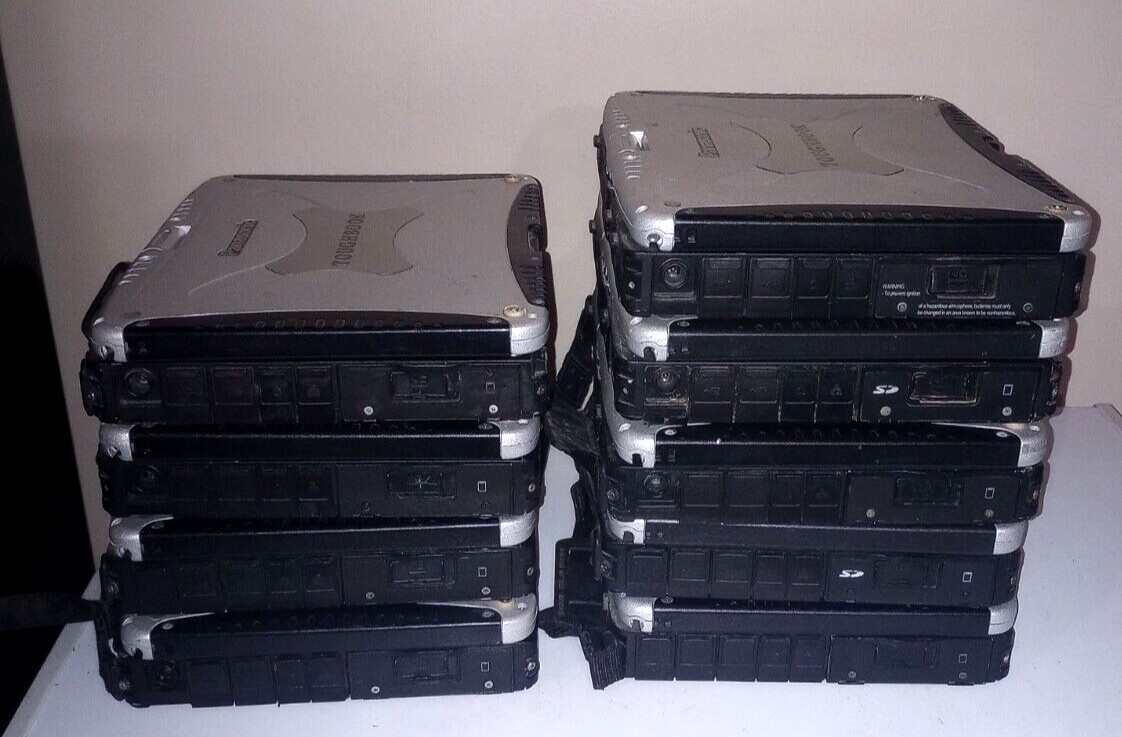 Panasonic Toughbook CF-18 Laptop Tablets 1.2GHz 512MB 40GB Boot to Bios