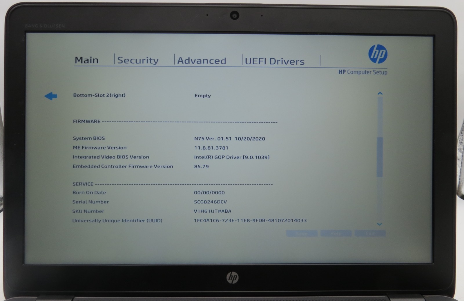 HP ZBook 15u G3 | 15.6″ | i7-6500U @2.50GHz | 8GB RAM | 480GB SSD | No OS