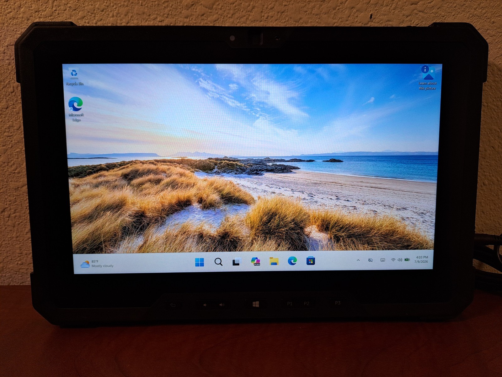 Dell Latitude 7212 Rugged Tablet i7-8650U, 16GB/256GB, Win 11, Charger, Battery