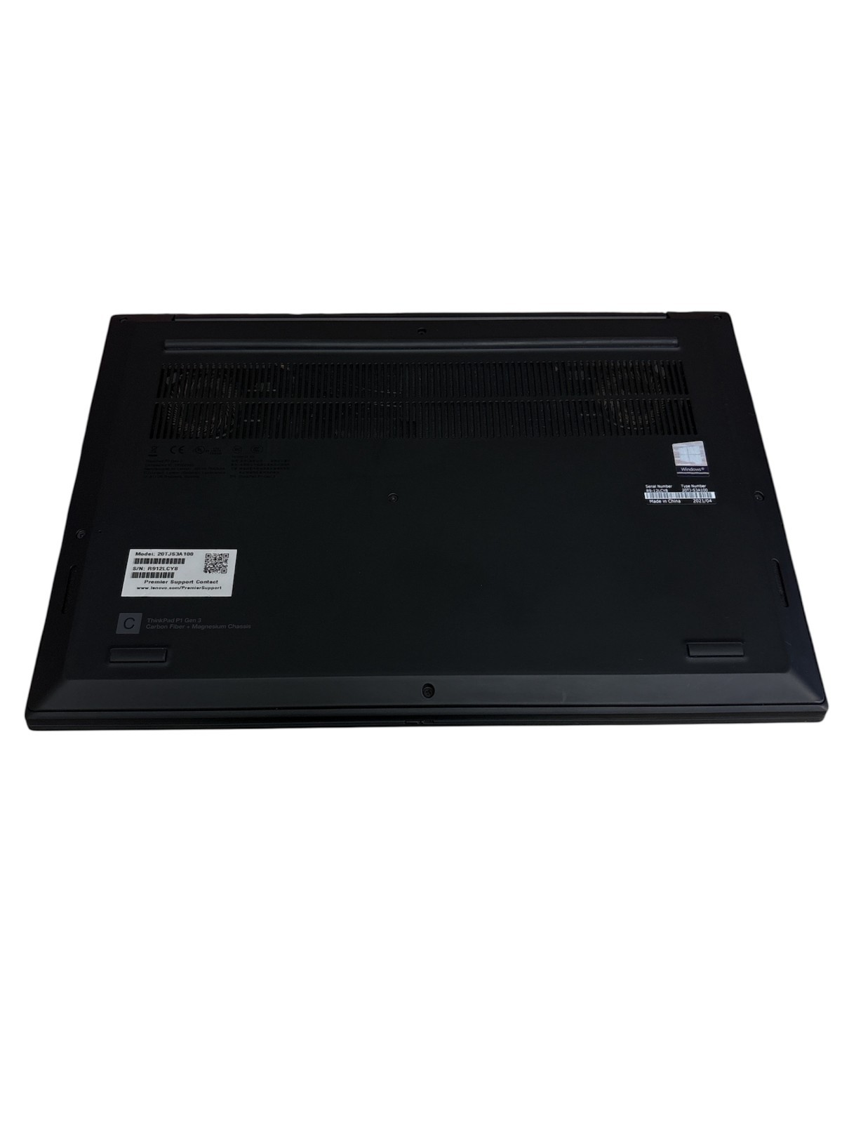 Lenovo ThinkPad P1 Gen 3 i7-10875H 15″ 4K TOUCH 32GB 512GB W11P No AC