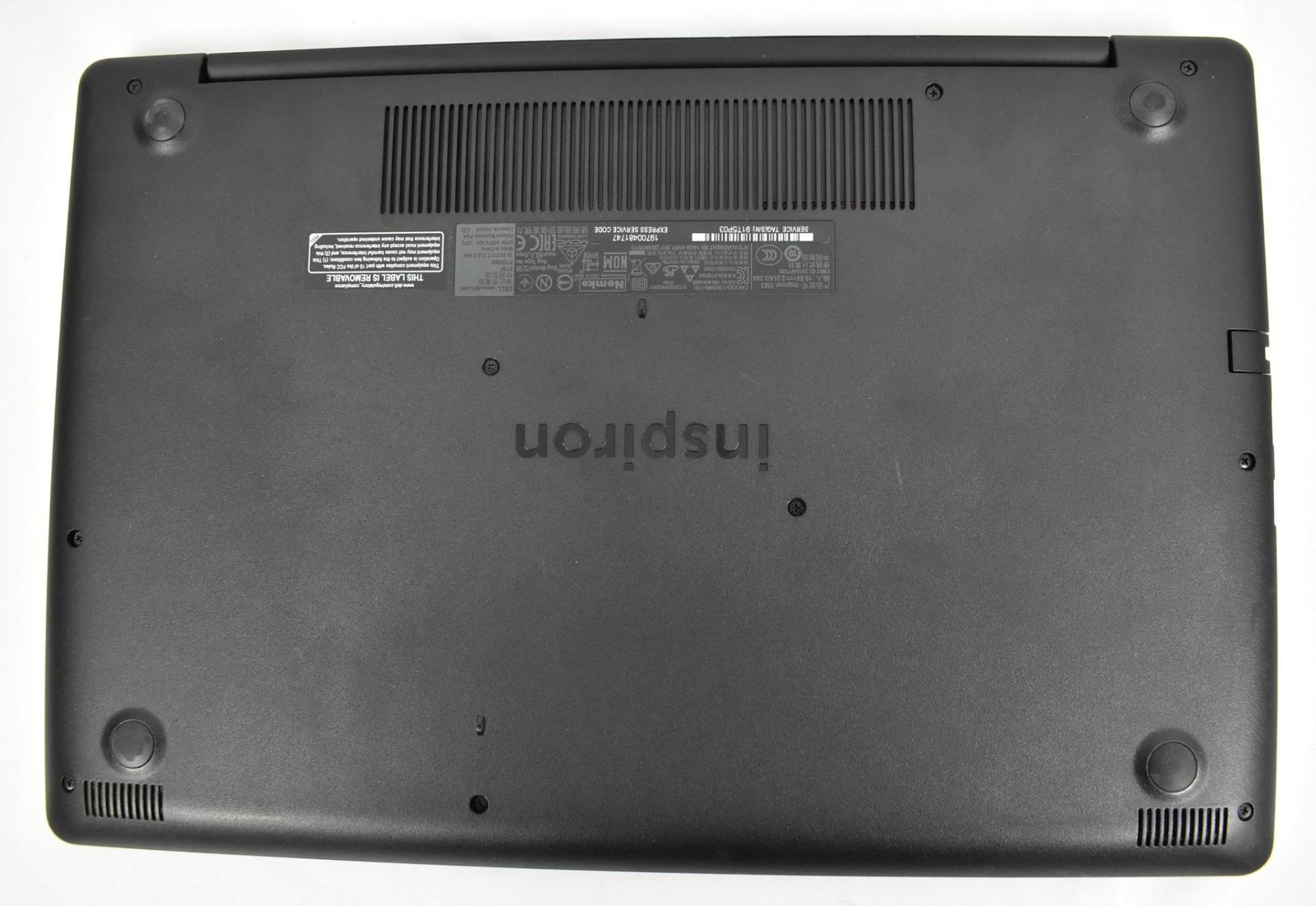 Dell Inspiron 3583 Touch Laptop i3-8145U 2.1GHz 16GB 512GB SSD No OS 15.6″
