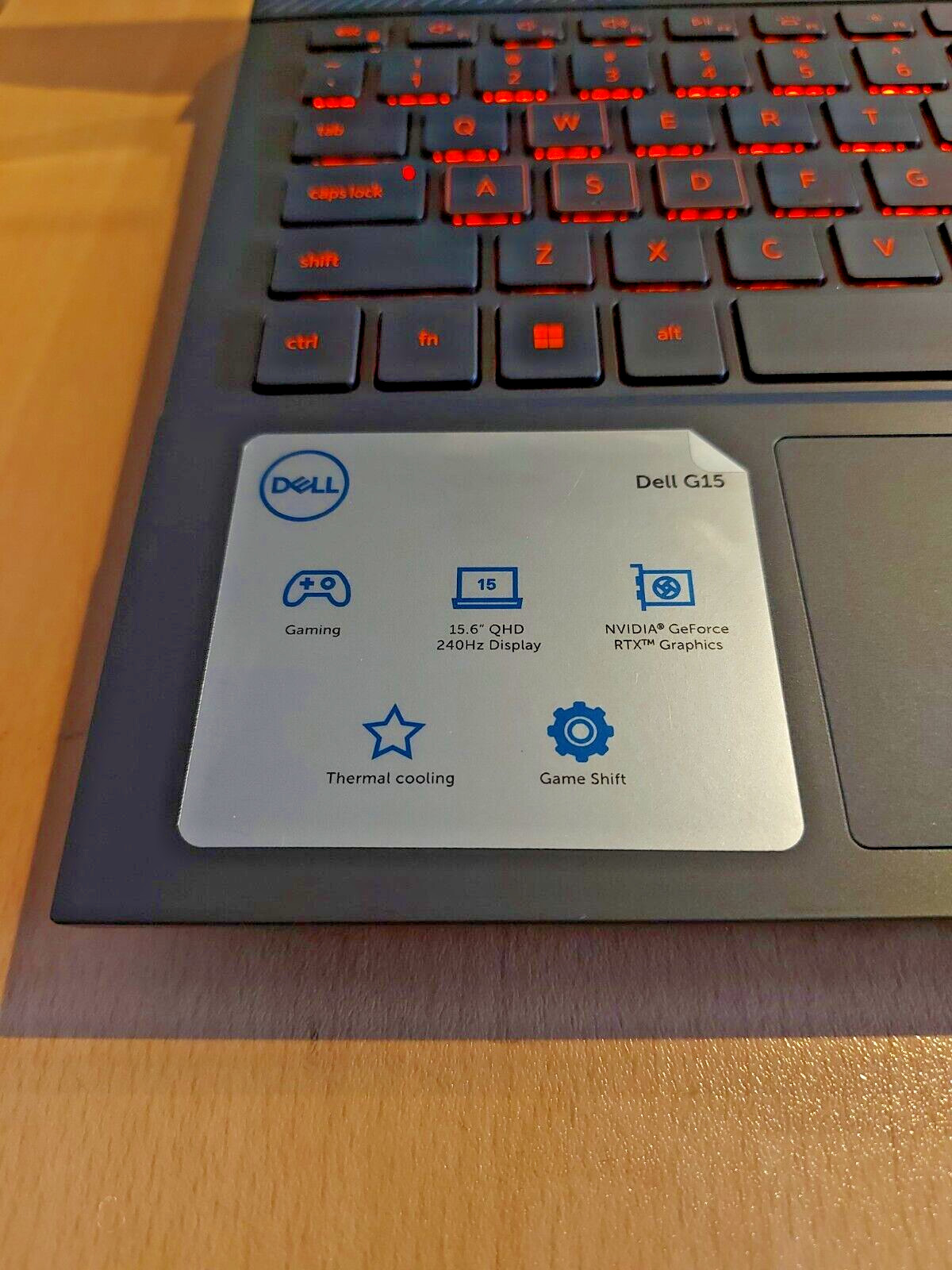 Dell G15-5530 Laptop i7-13650HX, 16GB, 1TB NVMe, RTX 4050, 15.6″ QuadHD-240Hz.