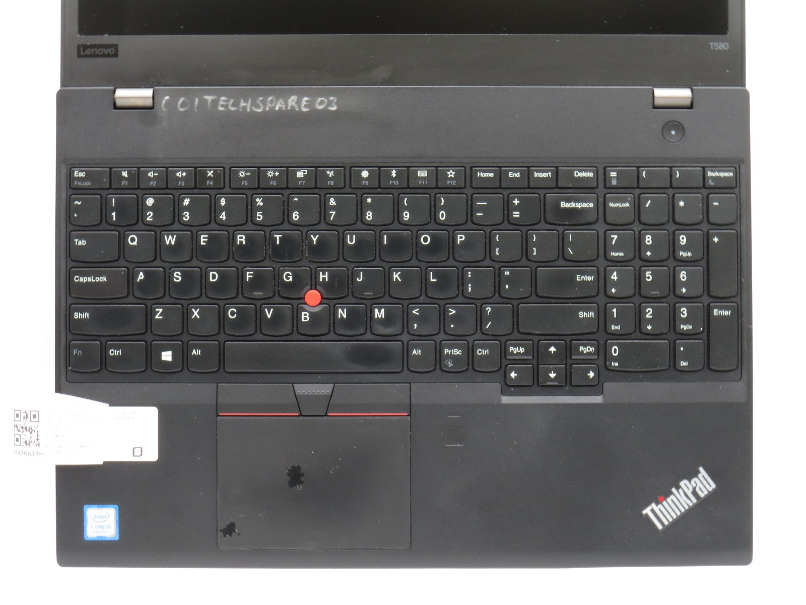 Lenovo ThinkPad T580 i5-8250U @ 1.6Ghz 16GB DDR4 250GB SSD 15.6″ No OS/Battery