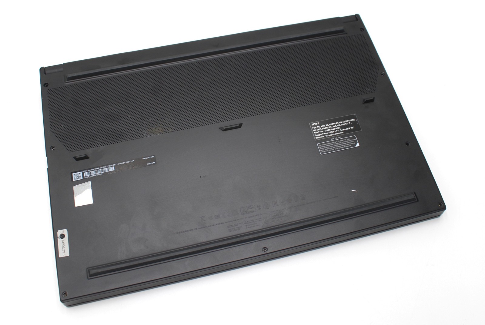 MSI Stealth GS66 12UGS i7-12700H 32GB/1TB SSD Geforce RTX 3070 TI GPU Read Desc.