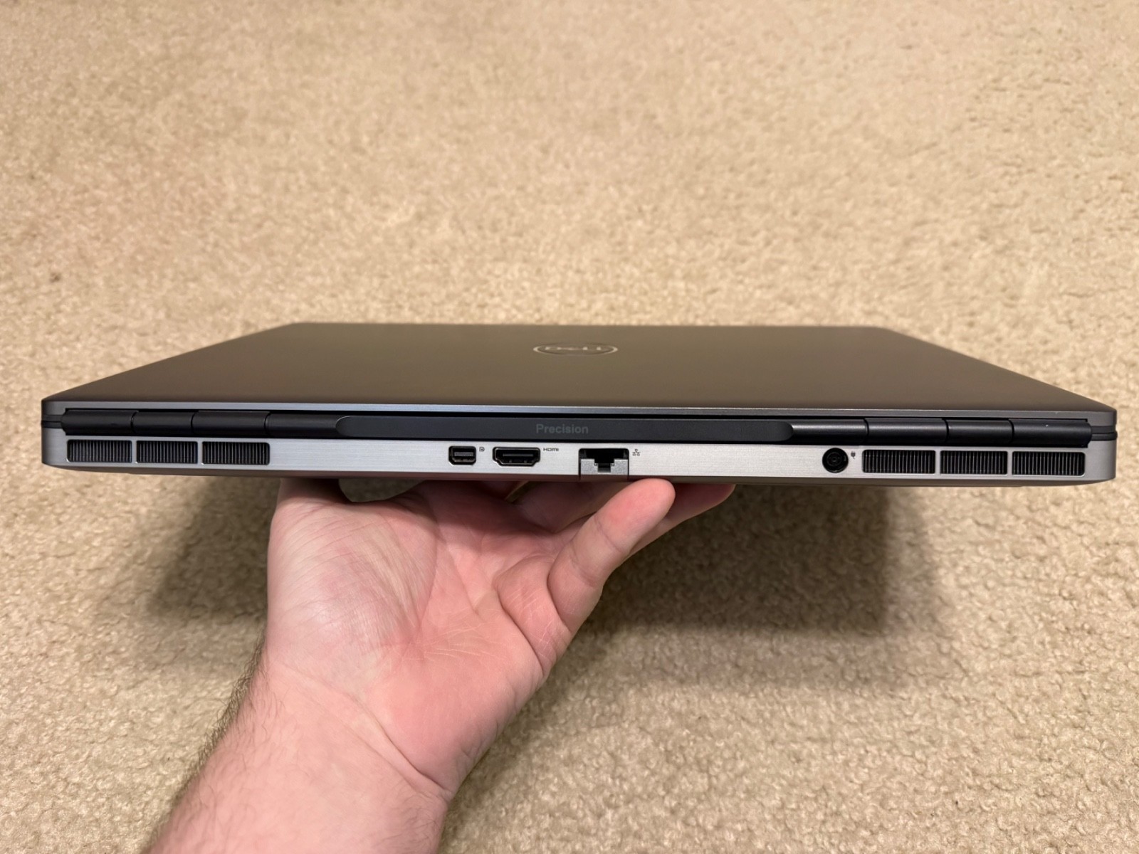 Dell Precision 7560 15.6 i7-11850H 32GB RAM 512GB SSD NVIDIA T1200GPU Back Door