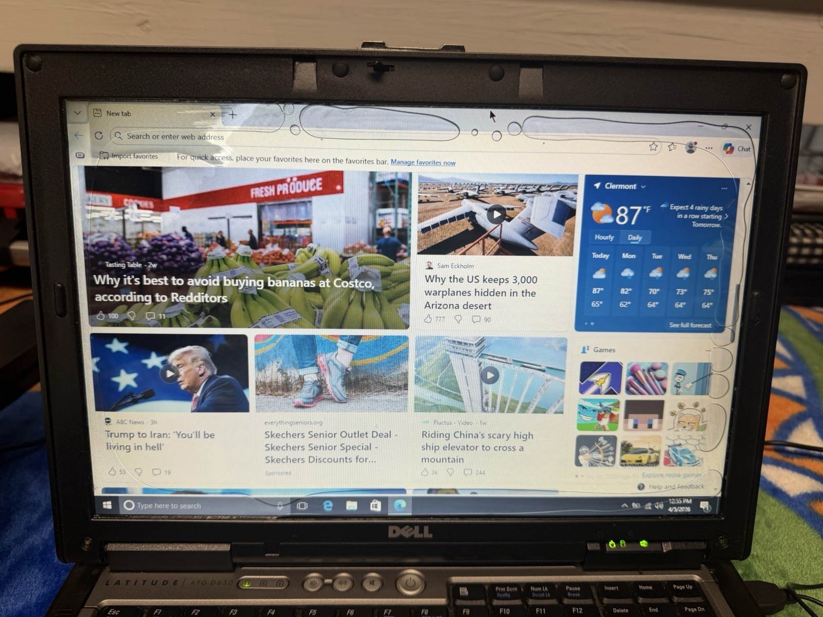 Dell Latittude ATG D630 Laptop Computer