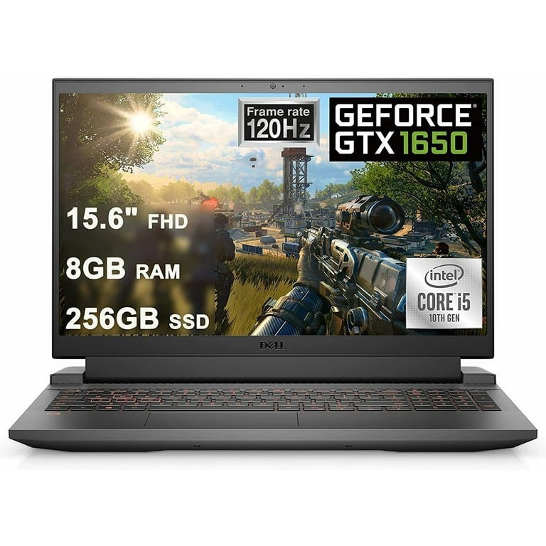Dell G15 Gaming Laptop 15.6in Intel Core i5 GeForce GTX Windows 11 Black