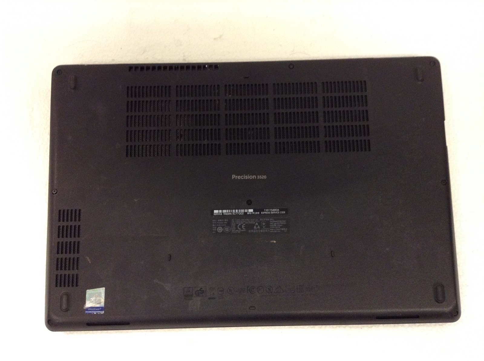 Dell Precision 3520 Laptop i7-6820HQ 2.7GHz 15.6″, No RAM & SSD, FREE SHIPPING