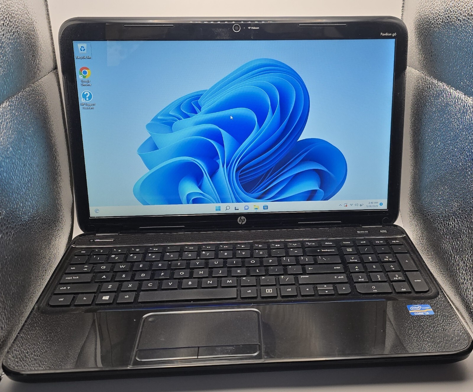 HP Pavilion G6 Intel Core i3-2370M 2.40Ghz 4GB DDR3 Ram 320GB HDD-(READ DESC