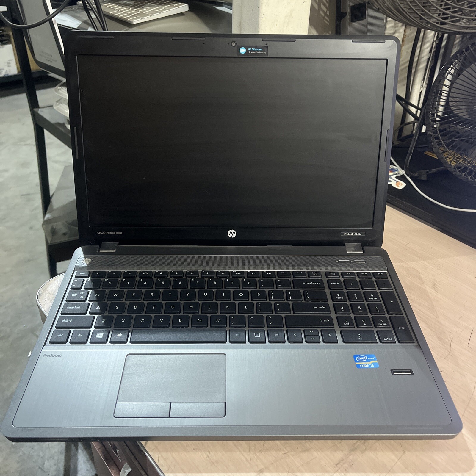 HP PROBOOK 4540S INTEL CORE I3-3110M 2.40GHZ 4GB RAM NO HD ‘