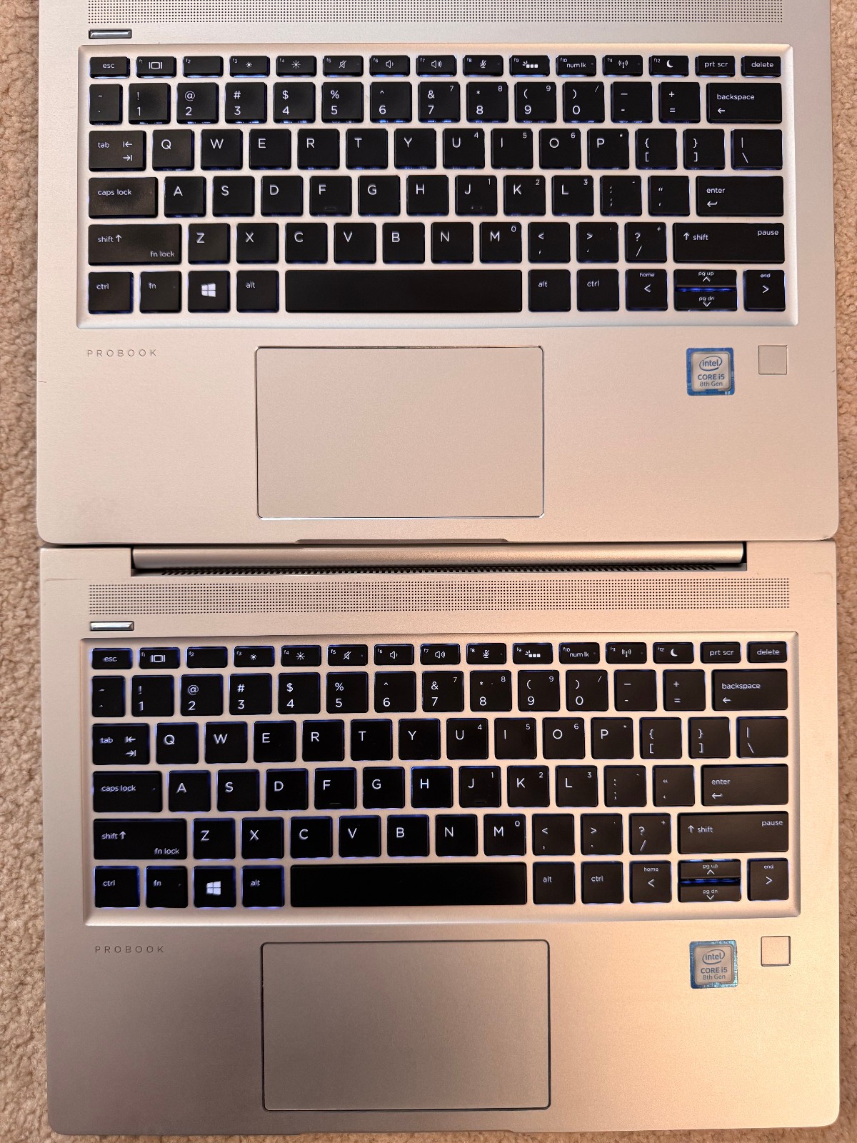 LOT 2 HP PROBOOK 430 G6 LAPTOP 5VD73UT 13.3″ 256GBSSD 4GBRAM i5-8265U WIN11PRO