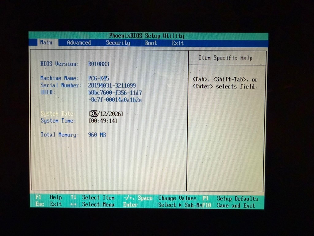 Vtg Sony VAIO PCG-K45/PCG-9U1L Laptop P4@3.20 GHz/1GB/80GB WinXP Bundle PLS READ