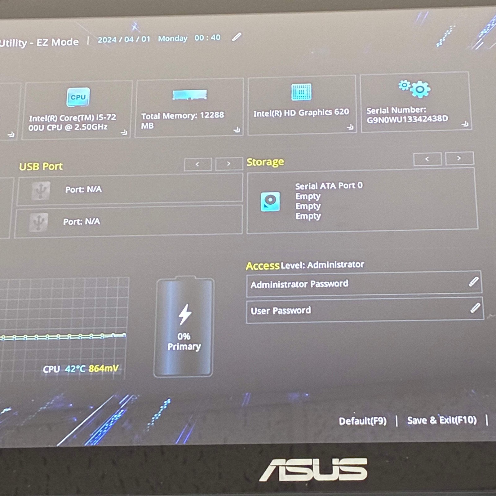 Asus Q504U 15 inch Core 5 12GB 1TB Silver READ