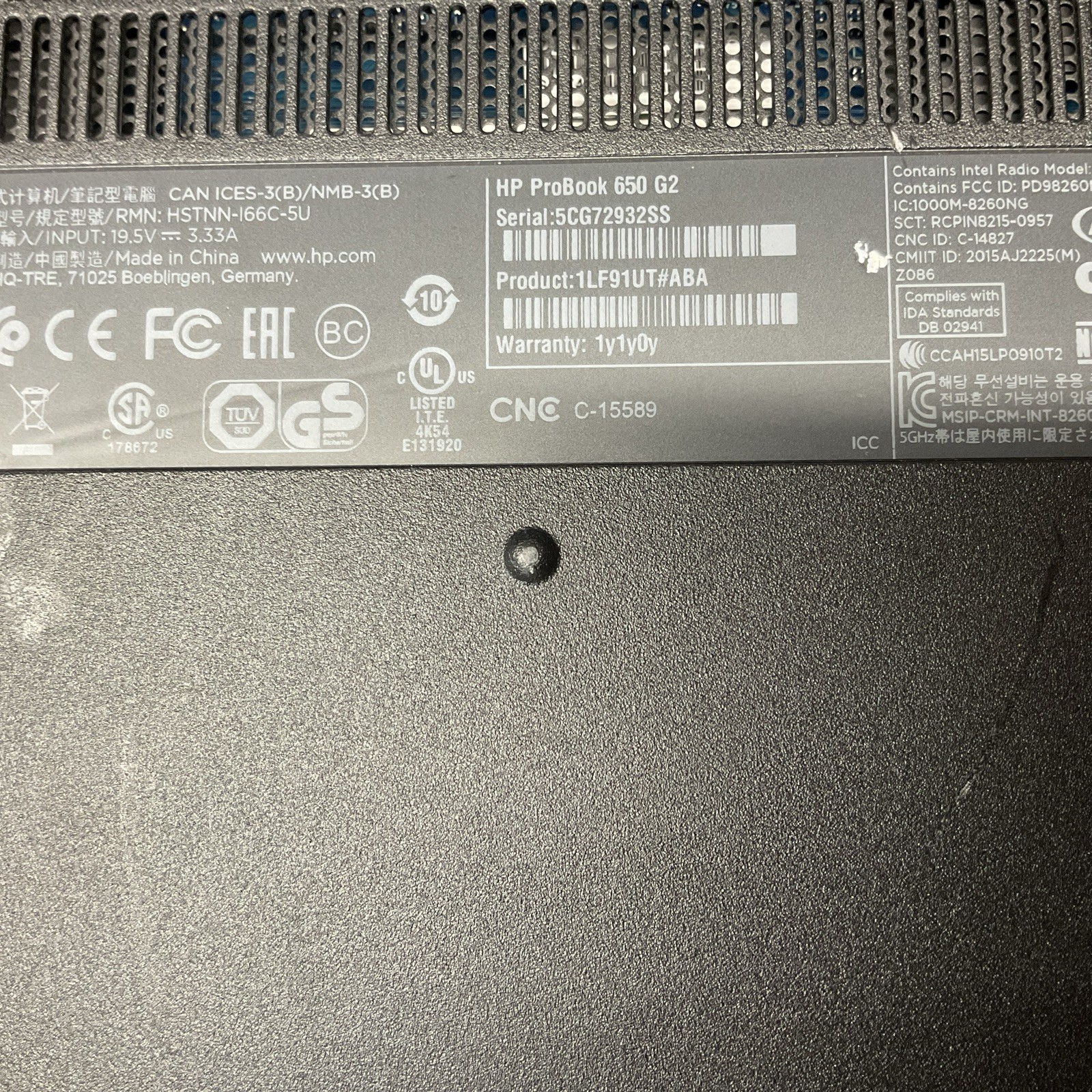 Lot of 2 HP ProBook 650 G2 / i5 6th Gen / BIOS Unlocked / No RAM / O5
