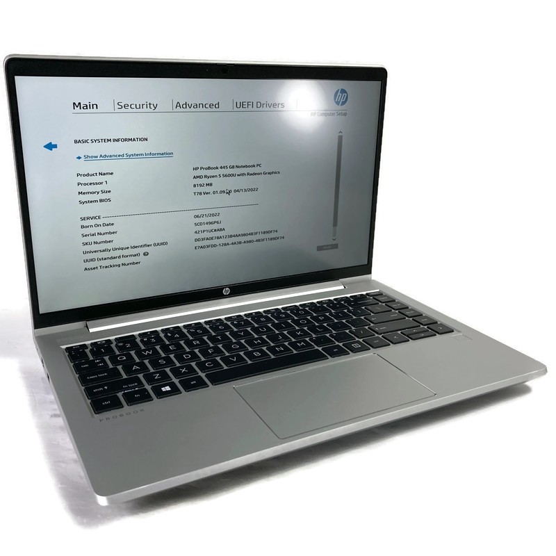 HP ProBook 445 G8 14″ Laptop Ryzen 5 5600U 2.3GHz – 8GB Ram – No Drive