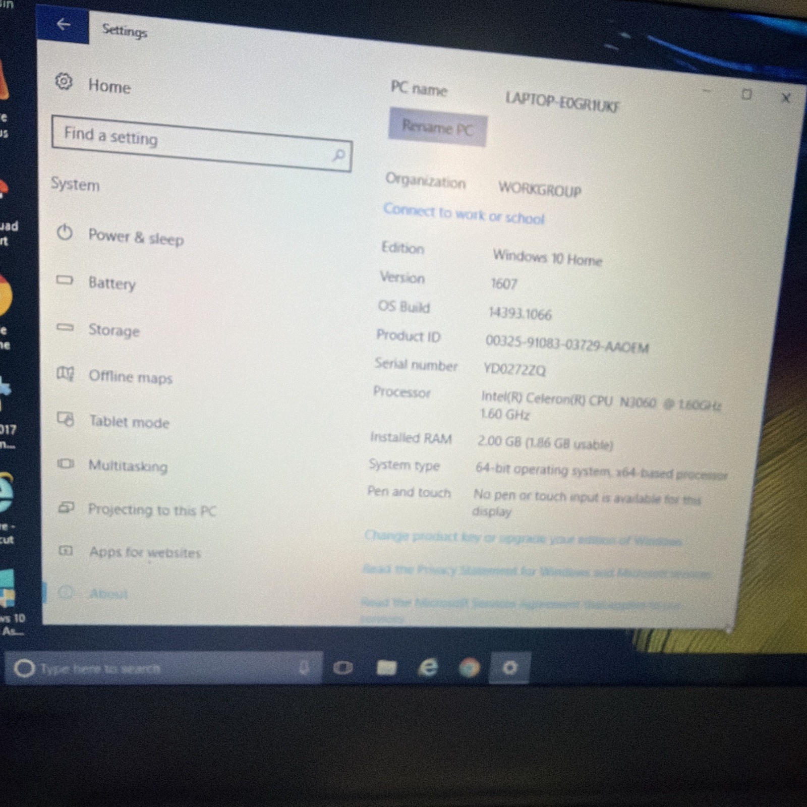 Lenovo IdeaPad 110S 11.6″ White Laptop Celeron Tested Works Great Sold As Is