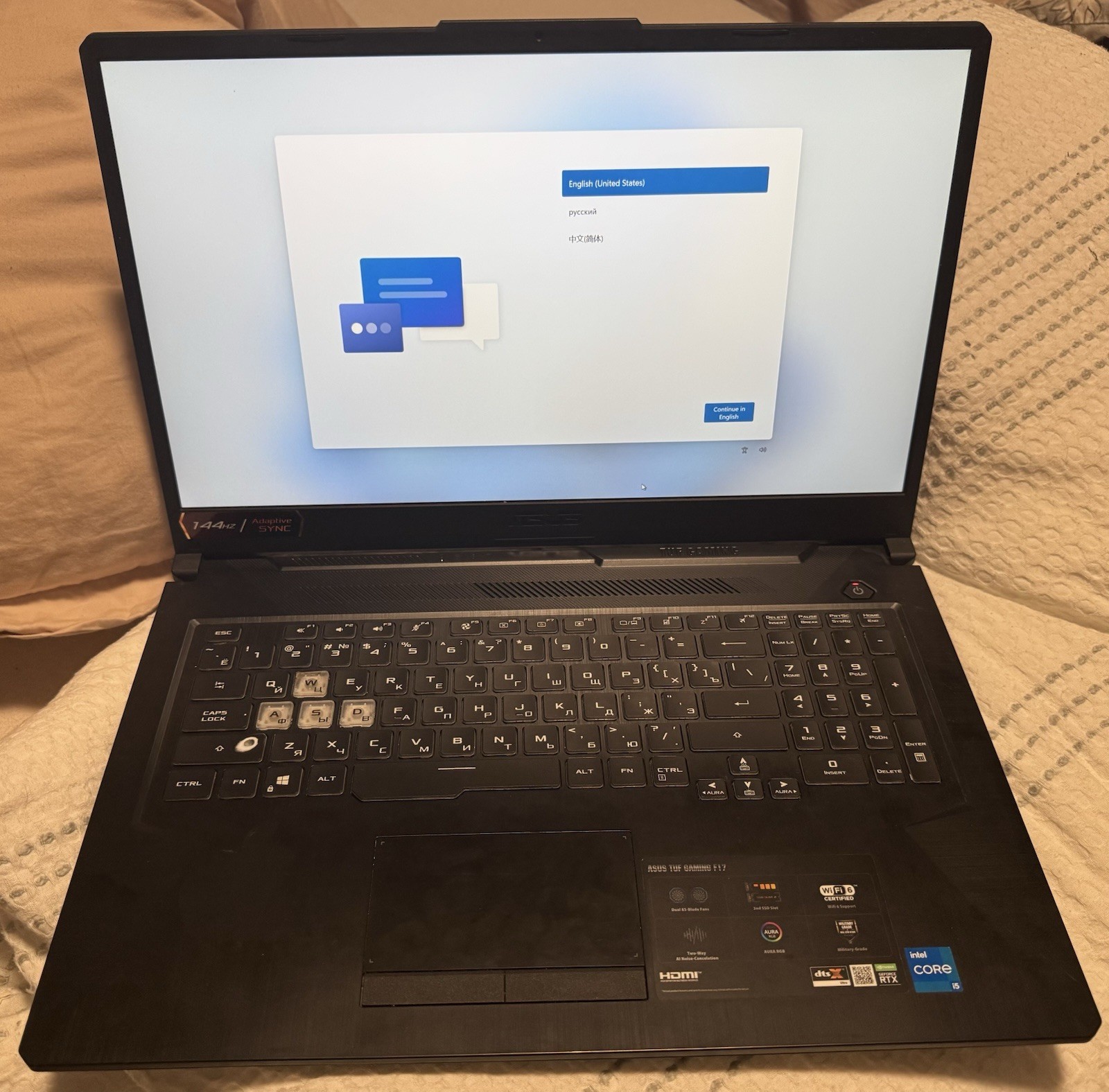 ASUS TUF F17 17.3