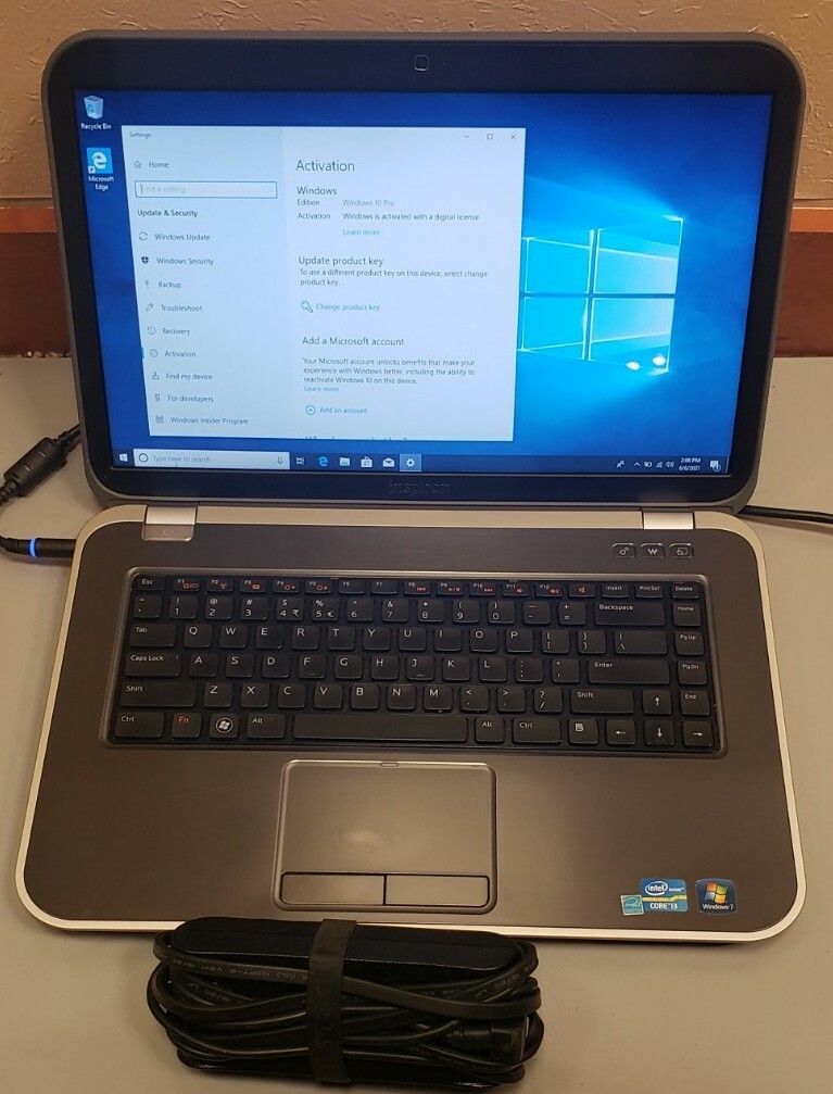 Dell Inspiron 5520 15.6″ Intel Core i3-2370M 6GB RAM 500GB HDD WEBCAM BLUETOOTH