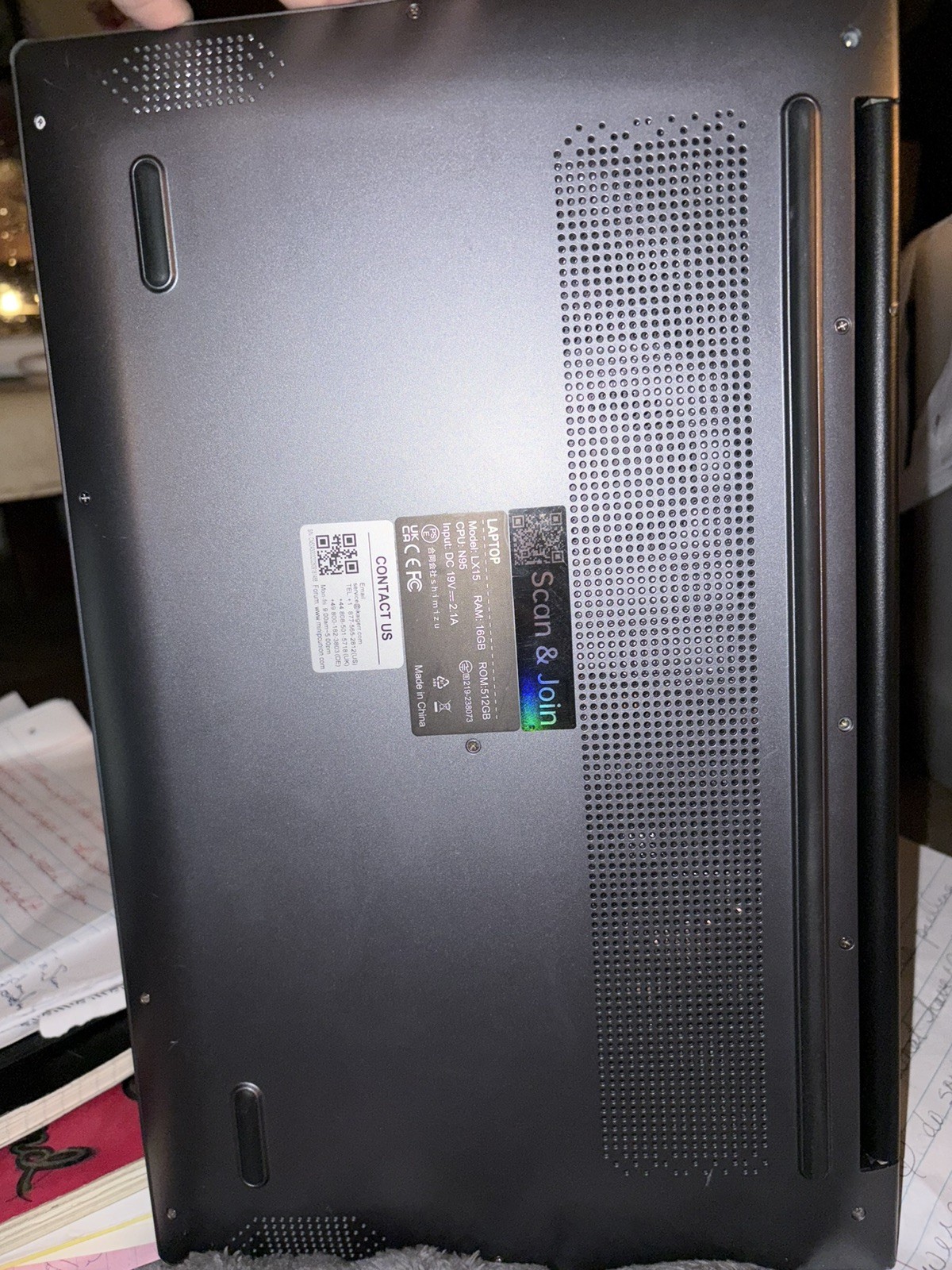 Acemagic LX15 15.6″ laptop win 11 Pro, charger, box WORKS slightly used
